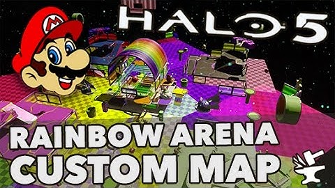 Best Halo 5 Custom Maps #12 | ‘Rainbow Arena’