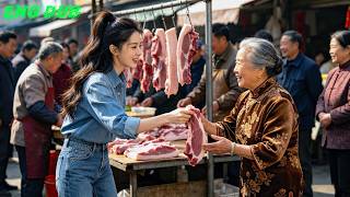 Poor girl helps a senior buy meat, unaware she’s a CEO’s grandma. Now, she’s the CEO's wife!