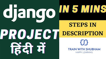 Make a Django Project in 5 Minutes | Django Tutorial in Hindi