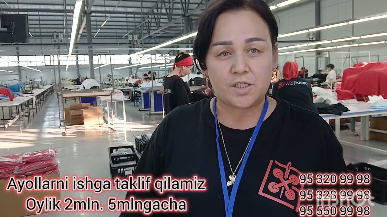 Ayollar Siz uchun muxim xabar  Ulguring Tikuvchilarni ishga taklif qilamiz! ISH ORINLARI  CHEKLANGAN