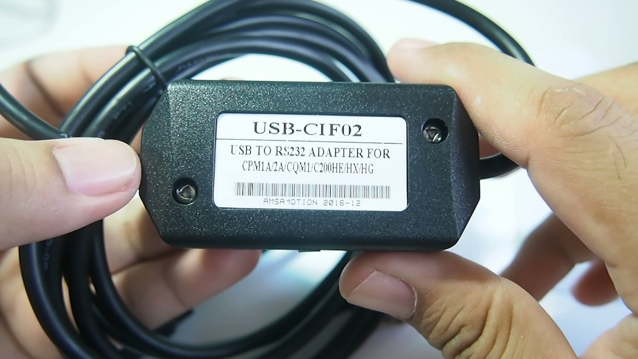 Cif 02 Example สายลิ้งค์ PLC Omron CIF-02 - YouTube