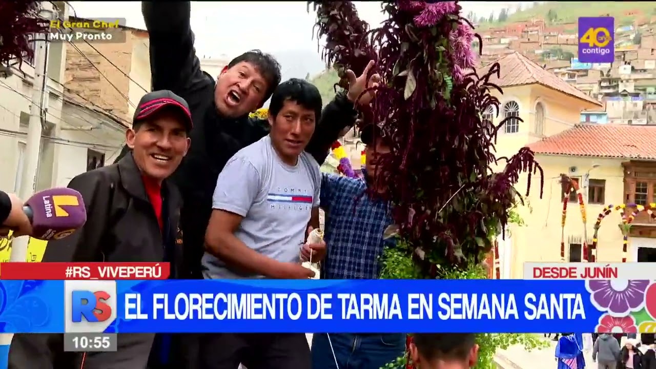 Junín: el florecimiento de Tarma en Semana Santa
