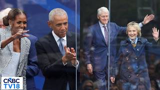 WATCH: Barack & Michelle Obama, Merkel, Bill Clinton, Justin Trudeau At Obama Presidential Centre
