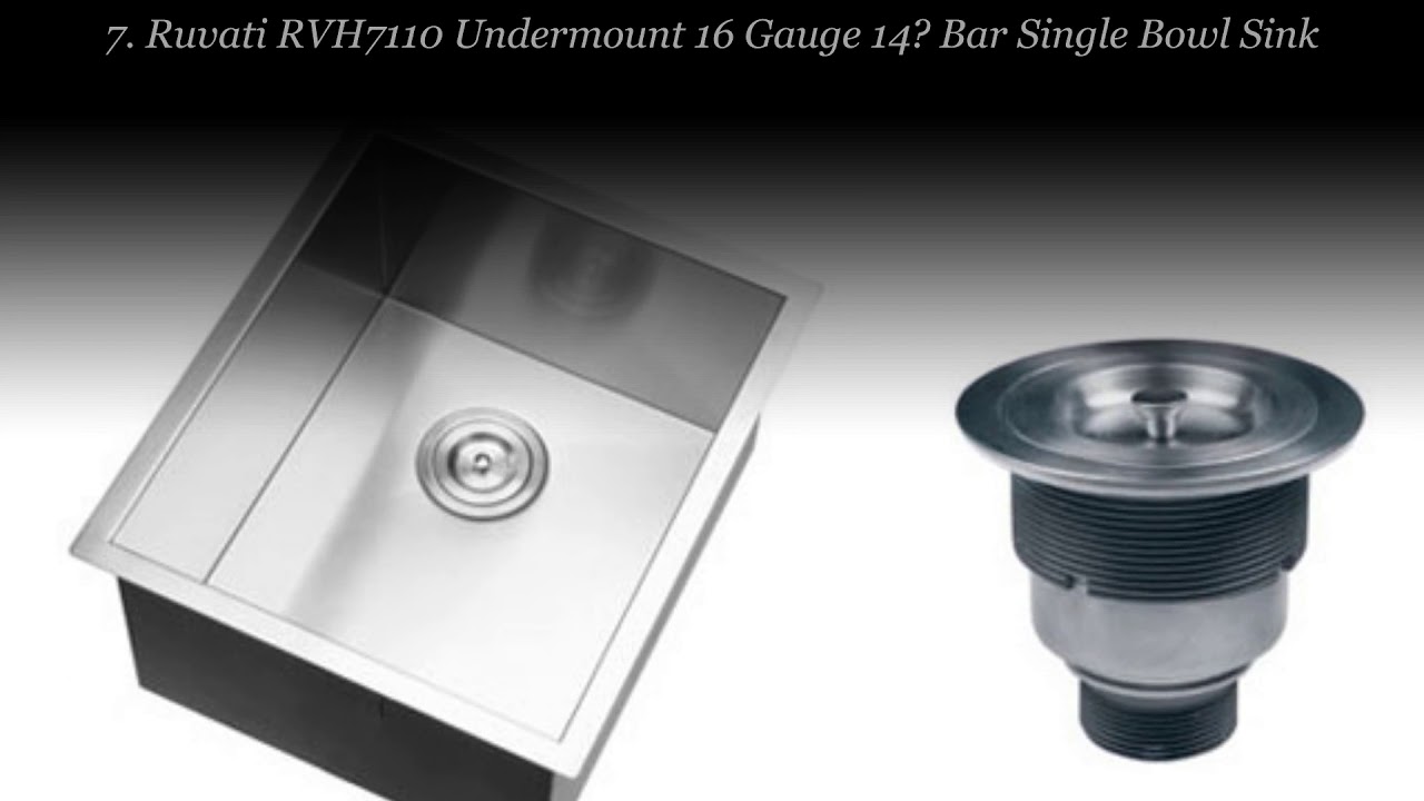 ✅Top 10 Best Single Bowl Kitchen Sink