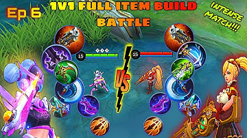 wanwan vs layla 1v1 full item build battle Ep.6 |Mobile legends | Differ