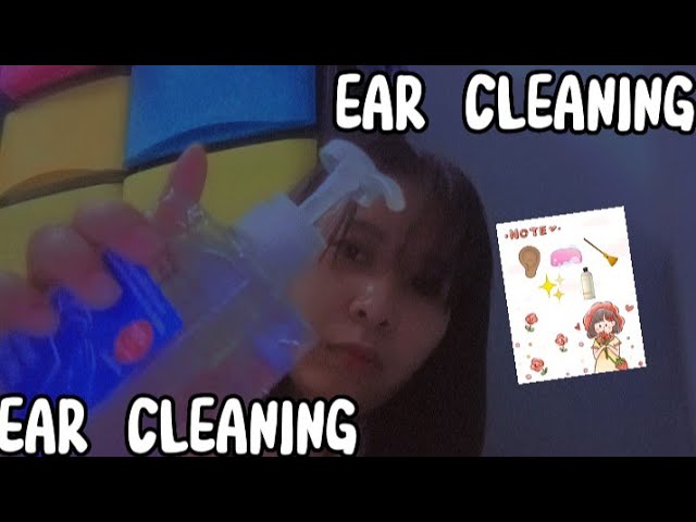 Asmr sleep ear cleaning แคะหู ear wax  👂🏽✨🧹🧼