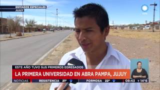 2016 10 18 Informe La primera universidad en Abra Pampa Jujuy