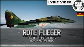 Aviamarsch/Rote Flieger/Авиамарш - Felix Dzerzhinsky[⭐ LYRICS GER/ENG] [NVA] [German Miltiary Music]