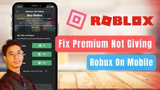How to Fix Roblox Premium Not Giving Robux Mobile ! screenshot 3