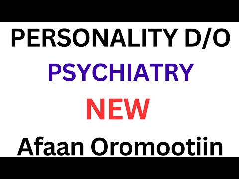 Personality disorder Afaan Oromootiin