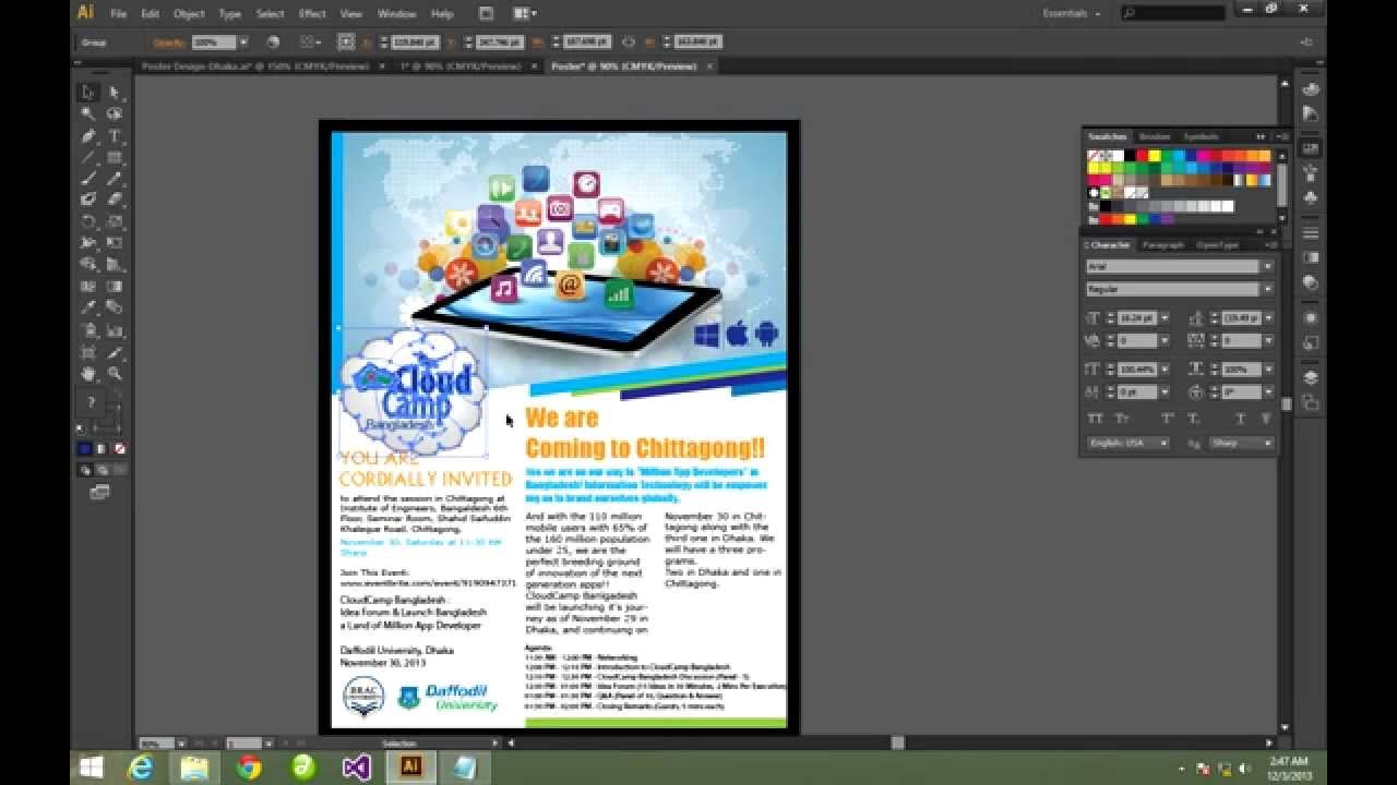 how to create an electronic poster presentation