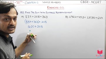 Q1) EX-2.2 Class 6th Maths Chapter 2 Whole Numbers | Maths Class 6th CBSE NCERT | Apni Classroom