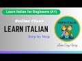 🔴Live Learn Basic Italian in 1 day | Easy way Learn Italian | Italian class for beginners (A1)