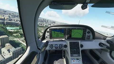 Flying through the Eiffel Tower in Microsoft Flight Simulator 2020