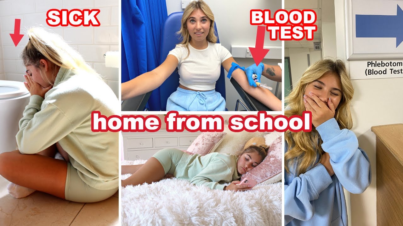 Off School SICK, Blood Test! | Rosie McClelland