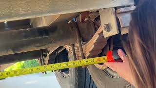 how to measure your trailer axle