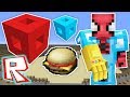 ROBLOX ŞANS BLOKLARI CHALLENGE - Minecraft (Roblox Eşyaları,Sonsuzluk Eldiveni)