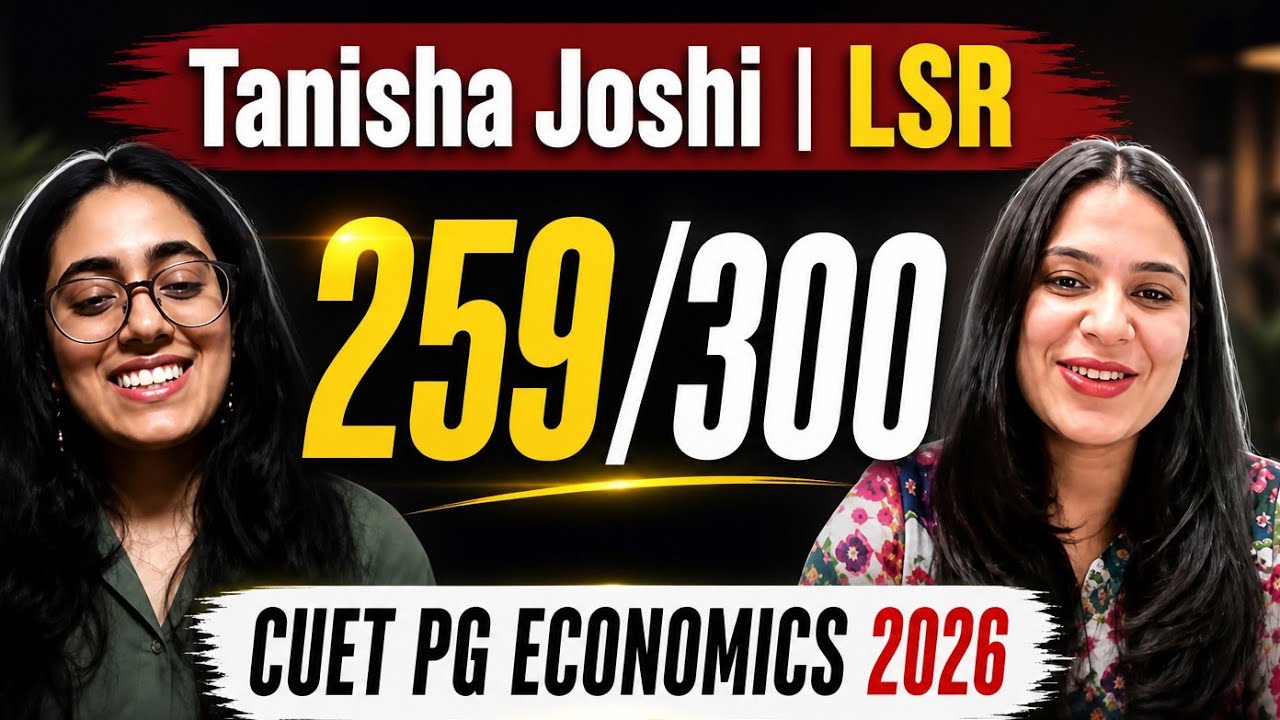 Tanisha Joshi | CUET PG ECONOMICS RESULT | CUET PG ECONOMICS COACHING | MA ECONOMICS ENTRANCE CLASS