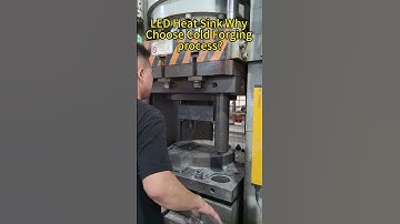 High quality LED cold forging heat sink manufacturing process #heatsink #coldforging #ledheatsink