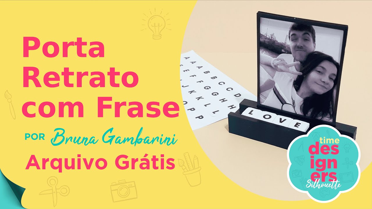 Aprenda a Fazer um Porta Retrato com Letras na Silhouette Alta Plus ...
