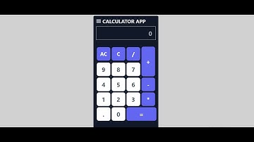 Calculator App with React Hooks & Tailwindcss for beginners - React Micro Project