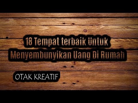 18 ide Kreatif Untuk Menyembunyikan Uang Di Rumah