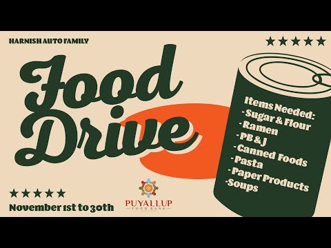 Harnish Auto Family & Puyallup Food Bank