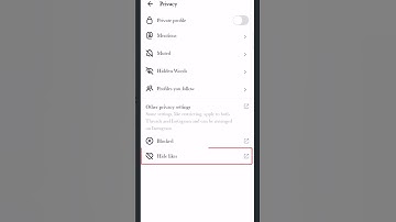 How to Hide like instagram Threads #shorts #threads