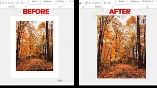 How to Print to Edge of Document in Microsoft Word | BORDERLESS PRINTING OF IMAGES TO EDGE OF PAGE screenshot 3