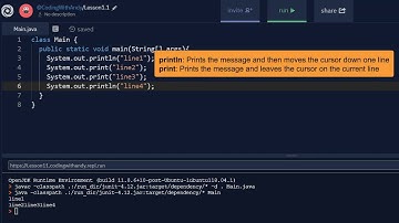 Lesson 1-1: Printing to the Console (Introductory Java Programming for AP Computer Science A)
