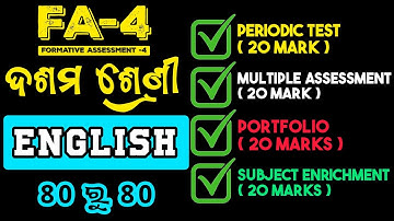 CLASS 10TH FA-4 QUESTIONS PAPER 2022-23 English / 10TH Class English Fa-4 Questions paper 2022-23