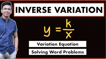 INVERSE VARIATION | Writing Equations of Variation | Finding the Constant of Variation