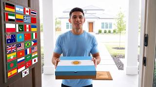 Which Country's Food Would You Devour First? 🌍🎂 | Doorstep Delivery ASMR (Argentina, USA, China...) screenshot 3