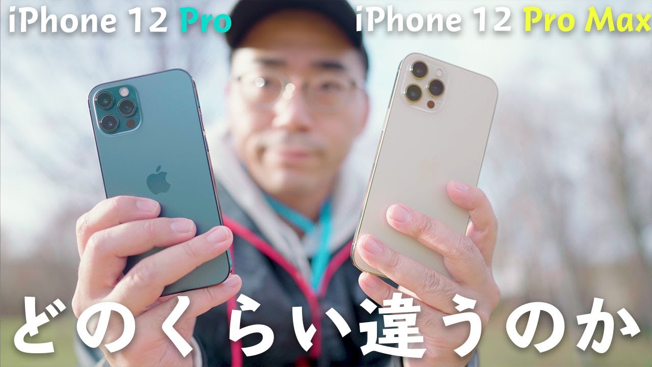 本音で比較】iPhone 12 Pro MaxとiPhone 12 Proのカメラ性能の違いが