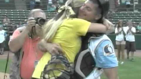 Hali Palmer Reunites with Dad at Pelicans game