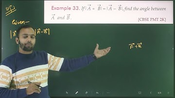 Ex-33 motion in a plane numericals based on dot & cross product of vector   #11thphysicsadda