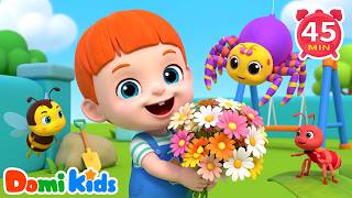 itsy bitsy spider up spout insect songs nursery rhymes kids