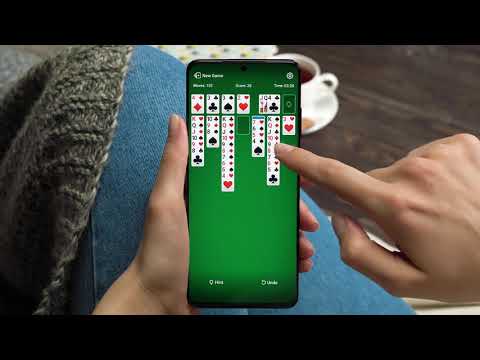 Solitaire - Widget de jogo de cartas clássico