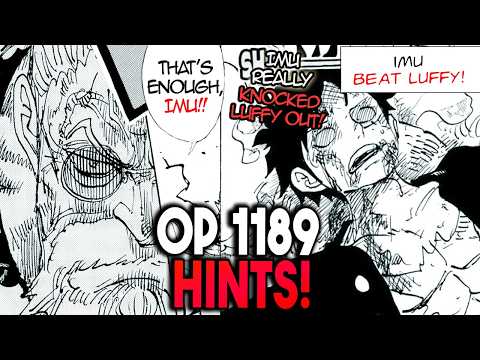 GABAN COOKS!! IMU'S POWERS CONFIRMED!! | ONE PIECE CHAPTER 1189 CONFIRMED HINTS (OP 1189 SPOILERS)