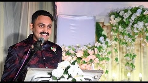 Wedding Toast Raising - Dr Rayan Mathias