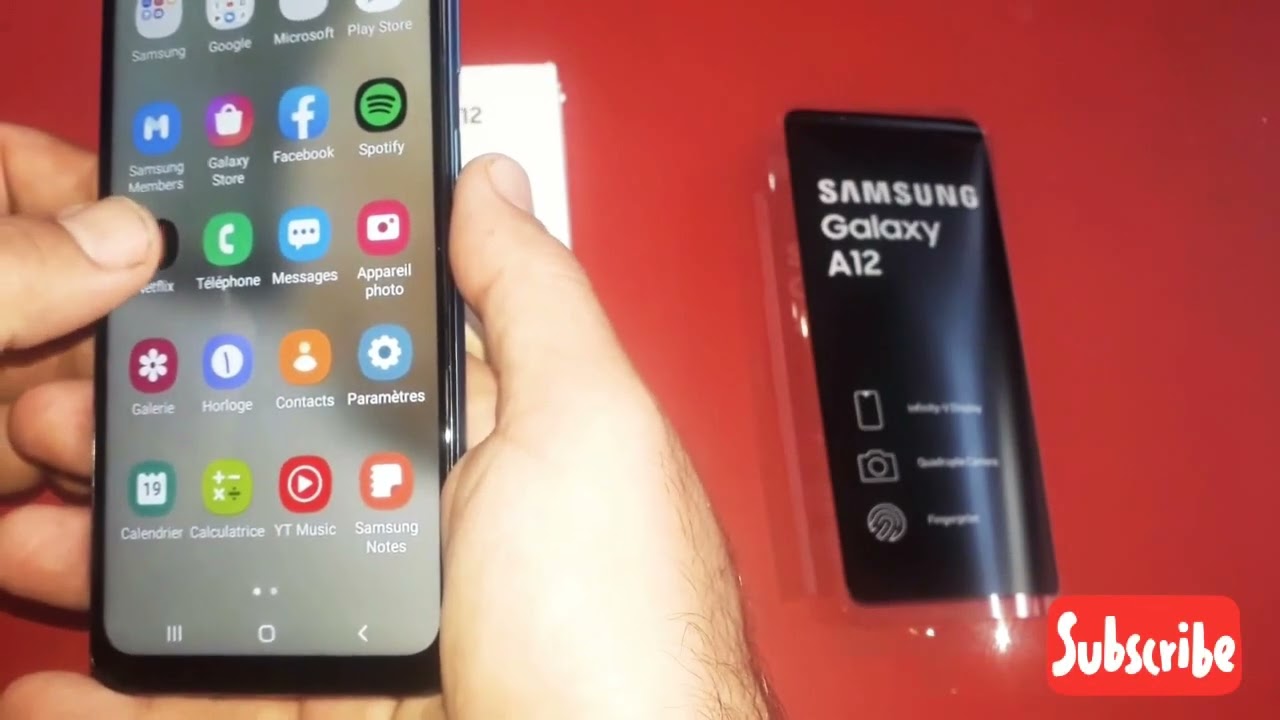 Comment faire une capture d'écran sur Samsung A12, How to take a