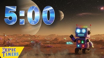 5 Minute Music Timer Robot in Space!