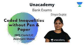 Bank Exams | Coded Inequalities without Pen & Paper | Reasoning | Divya Gupta