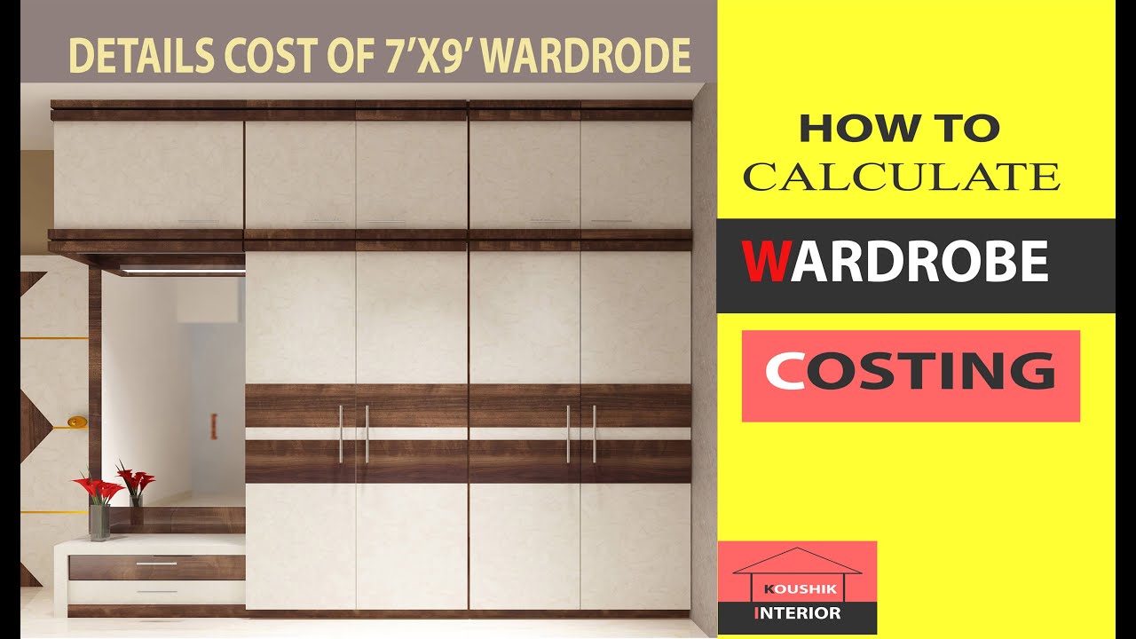 WARDROBE MAKING COST DETAILS YouTube