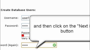 How to create a MySQL database with the cPanel Control Panel