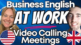 Video Call Problems in English - Business Meeting Conversations, Phrases and Vocabulary - UK and US