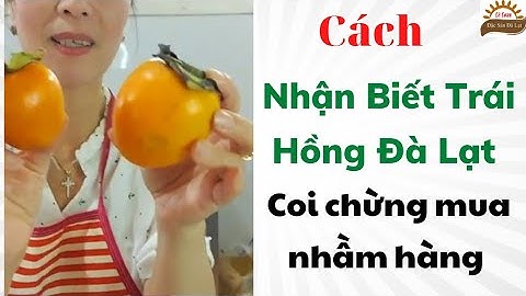 Quả hồng đà lạt gọi tiếng anh là gì năm 2024