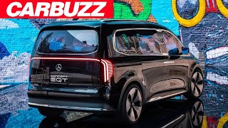 Mercedes EQT is the coolest van you will ever see #shorts