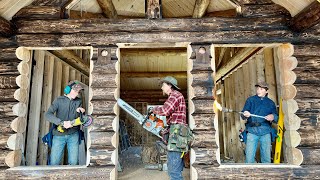 Our Alaska Log Cabin // Building Frame Walls // Plumbing // Natural Gas // Electrical