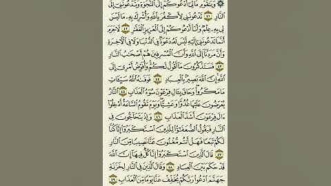 سورة غافر من الآية ٤١ إلى الآية ٤٩بصوت القارئ ماهر المعيقلي